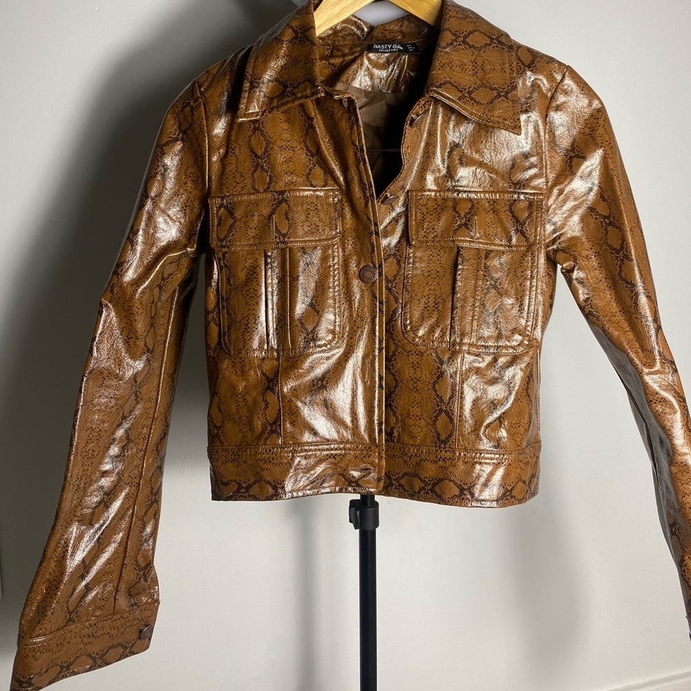 Crop Snake Jacket